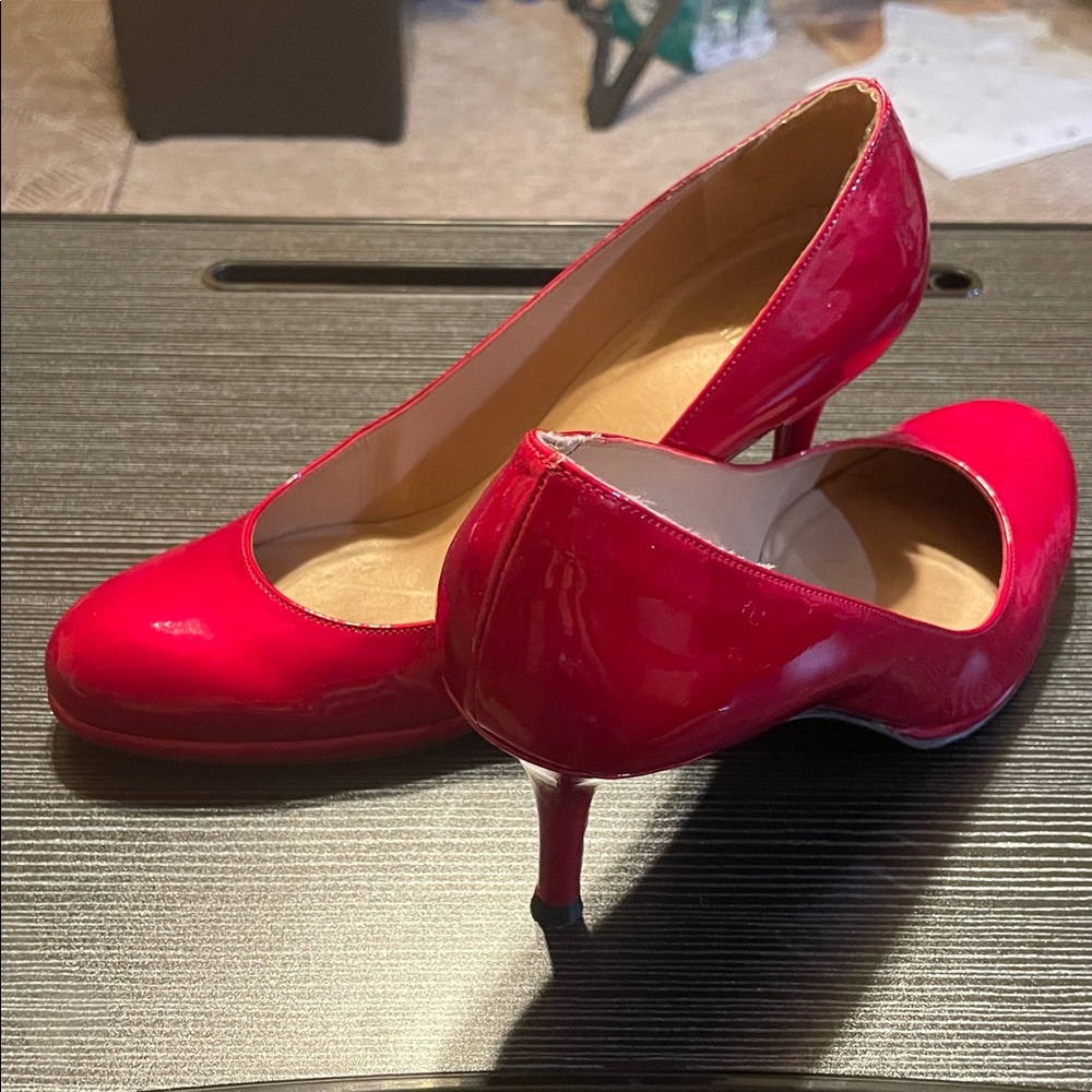 Stuart Weitzman Vibrant Red Heels